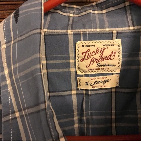 Lucky Brand Sportswear Pearl Button Down Shirt - Picture 2 of 6